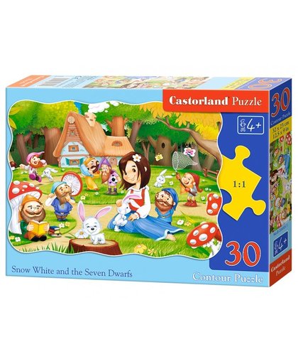 Castorland legpuzzel Snow White and the Seven Dwarfs 30 stukjes