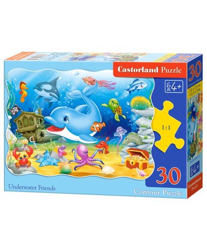 Castorland legpuzzel Underwater Friends 30 stukjes