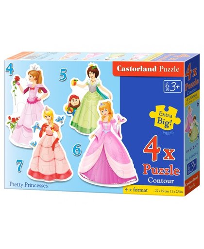Castorland legpuzzels Pretty Princesses 22 stukjes