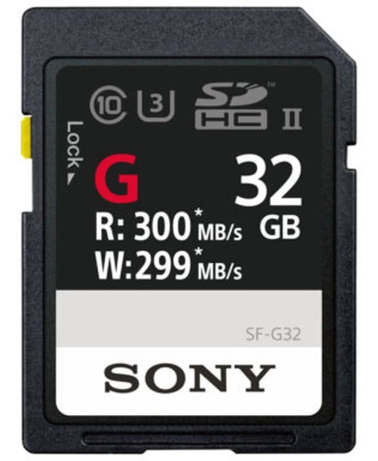 Sony SDHC Professional 32GB Class 10 UHS-II