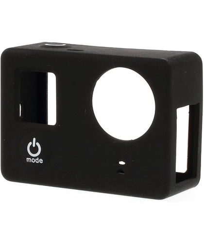 Shop4 - GoPro HERO3(+) Beschermcase - Siliconen Case Zwart