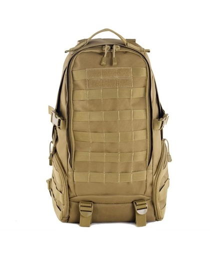 Unisex Outdoor Military Tactical Backpack Camping Hiking Rucksack(Khaki)
