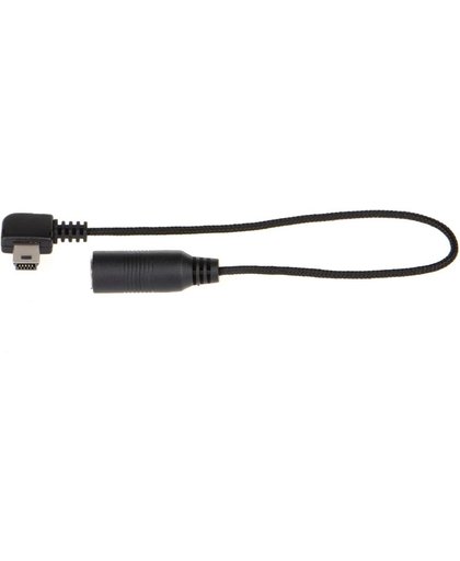 10 Pin Mini-USB naar 3.5mm Mic Adapter Kabel voor GoPro Hero 4 / 3+ / 3 /2, Lengte: 16cm (zwart)