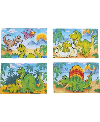 Small Foot Dino 4 in 1 puzzel hout