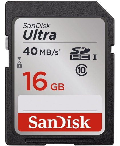 Sandisk Ultra SD kaart 16 GB
