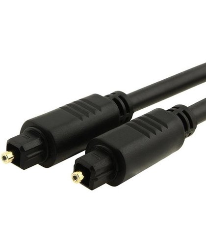 MMOBIEL Optische Kabel Toslink Digitaal (1mtr) Hoge Kwaliteit Glasvezel Kabel voor TV / DVD / CD Soundbars /DAT / PS3  AV receivers, (Zwart)