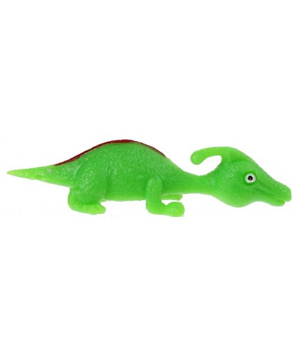 Johntoy slingshot parksosaurus katapult groen 11 cm