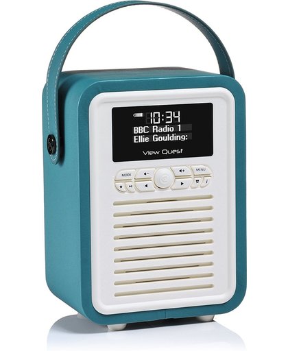 ViewQuest Retro Mini Radio & Bluetooth DAB Teal
