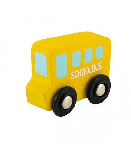 Sevi Schoolbus Mini Geel 7 cm