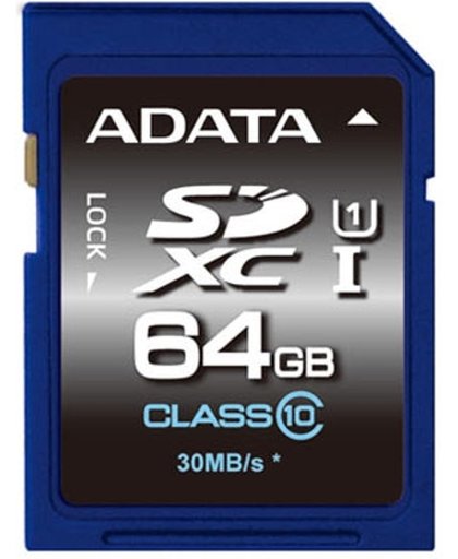 ADATA SDXC 64GB UHS-I Class 10 Flashgeheugen