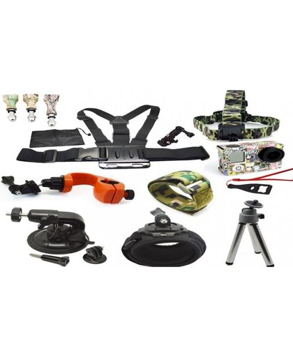 16 in 1 accessories Kit actie sport camera geschikt voor GoPro