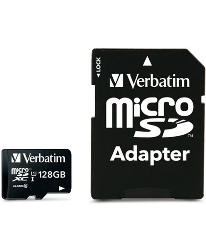 Verbatim Premium 128GB MicroSDXC UHS-I Klasse 10 flashgeheugen