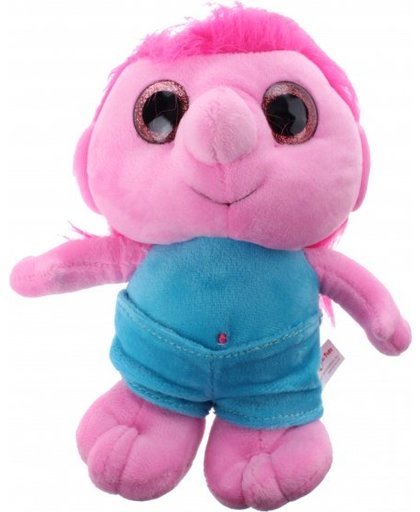 Toi Toys knuffel trol 25 cm roze