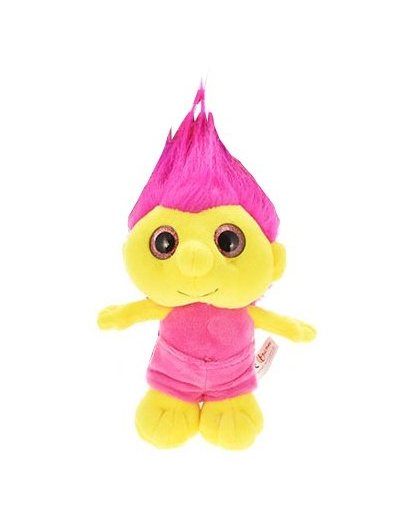 Toi Toys knuffel trol 25 cm geel