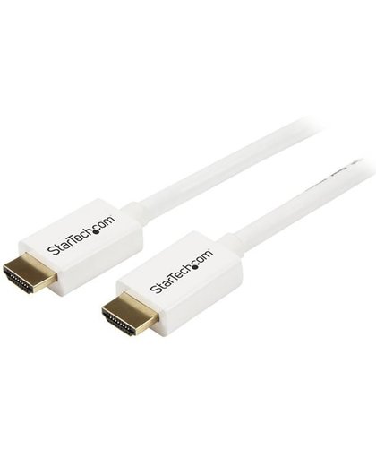 StarTech.com 1 m witte CL3 High Speed HDMI-kabel voor installatie in de wand Ultra HD 4k x 2k HDMI-kabel HDMI naar HDMI M/M