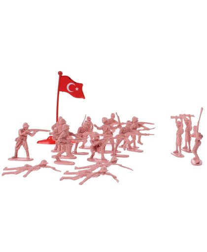 Toi Toys leger speelset Turkije 20 delig roze
