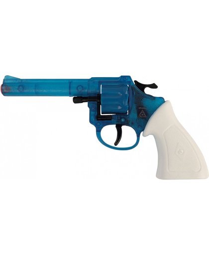 Johntoy klappertjespistool Ringo 19 cm blauw