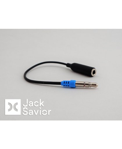 JackSavior Adapter: sterke kleine jack plug 10cm verloop stekker (door speciale technologie)