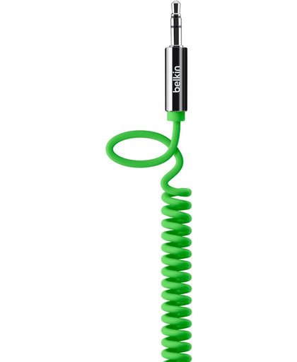 Belkin MIXIT Opgerolde 3.5 mm AUX-kabel - 1.8 m - Groen