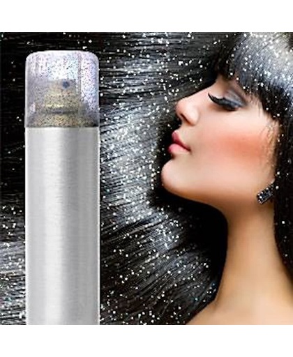 3x Glitterspray Zilver Kleurig - Glitter Haarspray - Glitter Spray Spuitbus