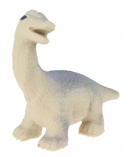Toi Toys stretch dinosaurus met lichteffect 18 cm grijs