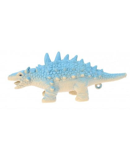 Toi Toys stretch dinosaurus met lichteffect 18 cm blauw