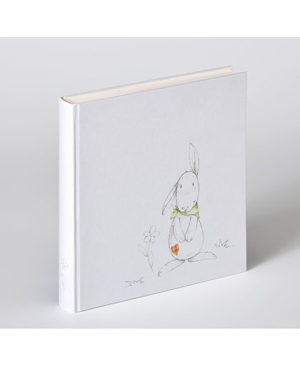 Walther Friis - Babyalbum - 28 x 30,5 cm - 50 pagina's - Wit album met linnen structuur en een full colour print