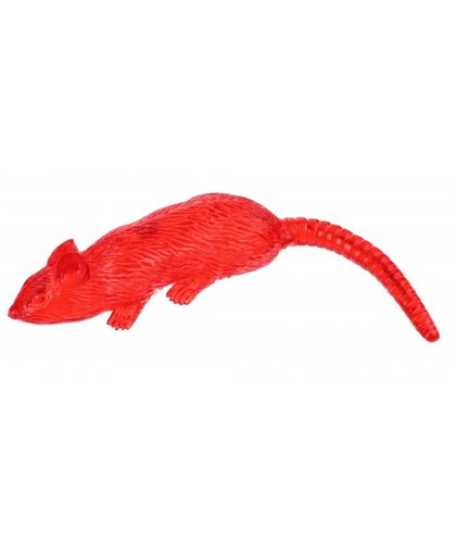Toi Toys Flying Rat katapult 20 cm rood