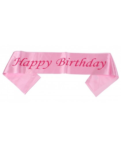 Toi Toys sjerp Happy Birthday 75 cm roze