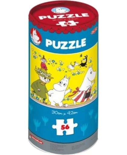 Tactic legpuzzel Moomin Puzzle in a House 56 stukjes geel