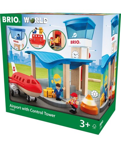 BRIO Vliegveld met controletoren - 33883