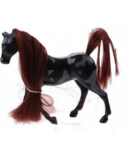 Toi Toys Kailey's paard 9 cm zwart/grijs/bruin
