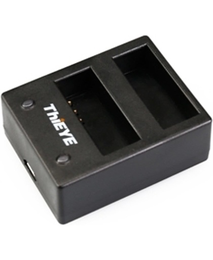 ThiEYE Dual Battery Charger Black