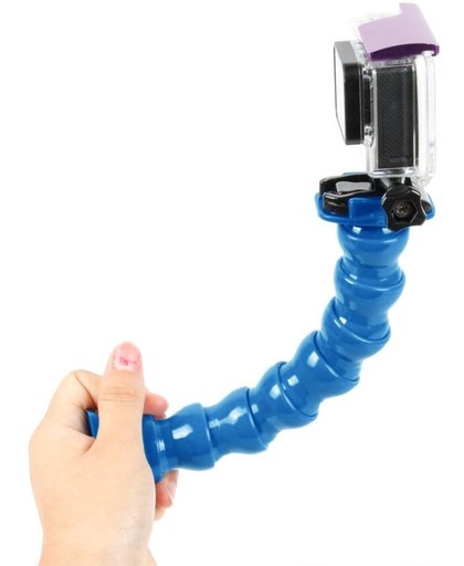 TMC 7 JOINT 360 graden draaibaar Verstelbare Hals voor GoPro Hero 4 / 3+ / 3 / 2 / 1 Flex Montageklem (blauw)