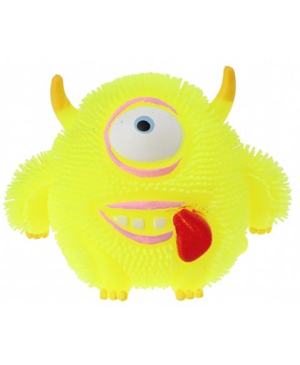 Toi Toys kneedfiguur monster met lichteffect geel 10 cm