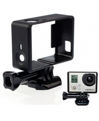 MobielCo Premium Frame Mount voor GoPro Hero 3/3+/4 / Border bescherming en bevestiging houder incl Buckle