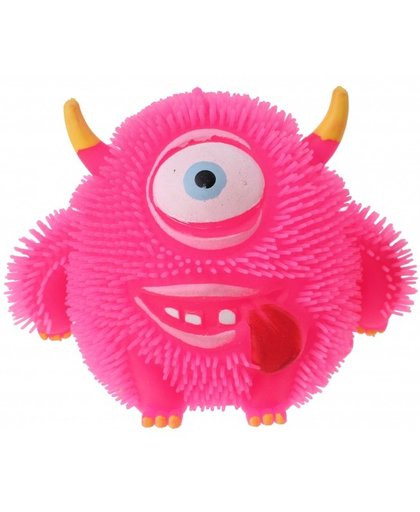Toi Toys kneedfiguur monster met lichteffect roze 10 cm