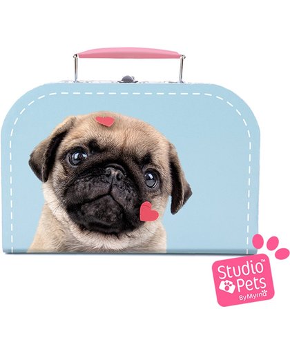 Snuggle - Studio Pets koffer Mopshond puppy