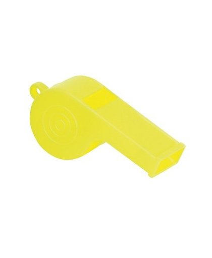 Goki klassiek fluitje 5 cm kunststof geel