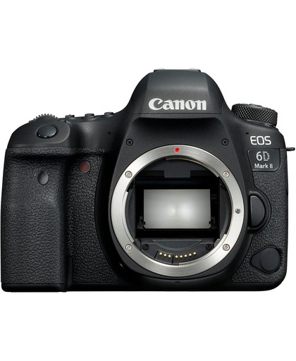 Canon EOS 6D Mark II SLR camerabody 26.2MP CMOS 6240 x 4160Pixels Zwart
