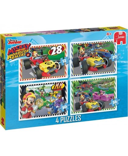 Disney Roadster Racers 4in1 Puzzel