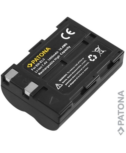 Battery EN-EL3 for NIKON D50, D70, D100 SLR SD9