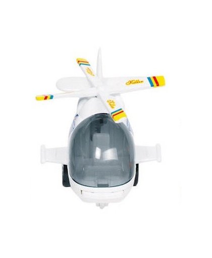 Goki Metalen Helikopter 10 cm Wit