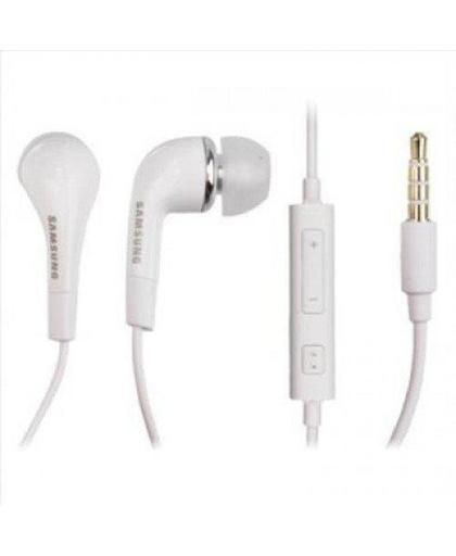 Stereo Headset voor Samsung S3850 Corby II - kleur wit  merk Vatie (hoofdtelefoon, oordopjes, oorstop)