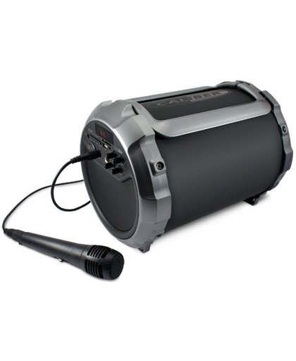 Caliber HPG512BT - Portable Bluetooth Karaoke Speaker met oplaadbare batterij - Zwart