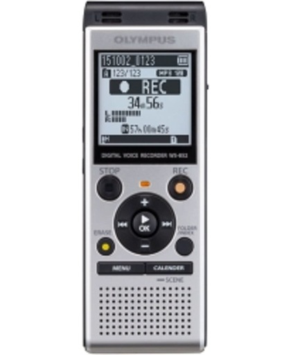 Olympus WS-852 Intern geheugen & flash-kaart Zilver dictaphone