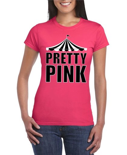 Toppers Pretty Pink shirt roze voor dames - Toppers dresscode 2018 XL