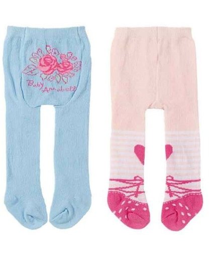 Zapf Creation Baby Annabell maillots 2 stuks blauw/roze 24 cm