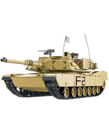 Heng Long - Tank - M1A2 Abrams - 1:16 - 2,4ghz - R&S - Metal Gear