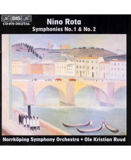 Rota: Symphonies no 1 & 2 / Ruud, Norrkoping Symphony